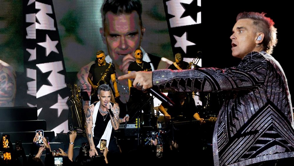 İngiliz şarkıcı Robbie Williams Türkiye’de ilk kez konser verdi