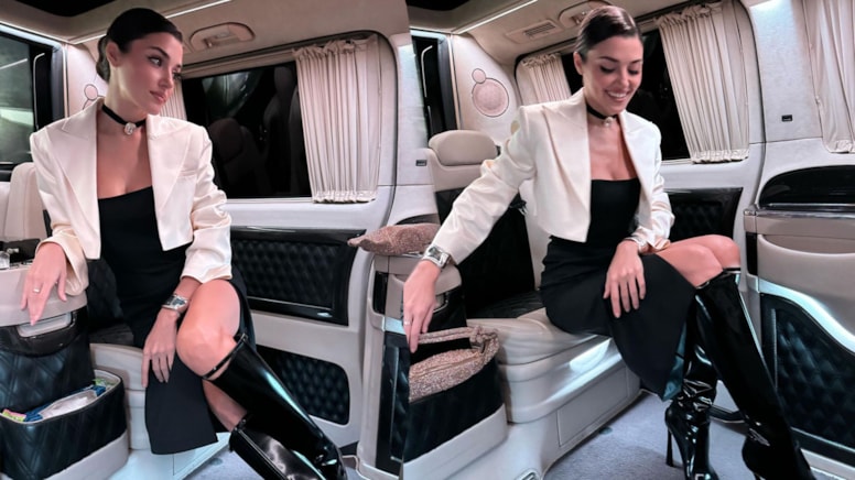 VIP minibüs pozlarına beğeni yağdı