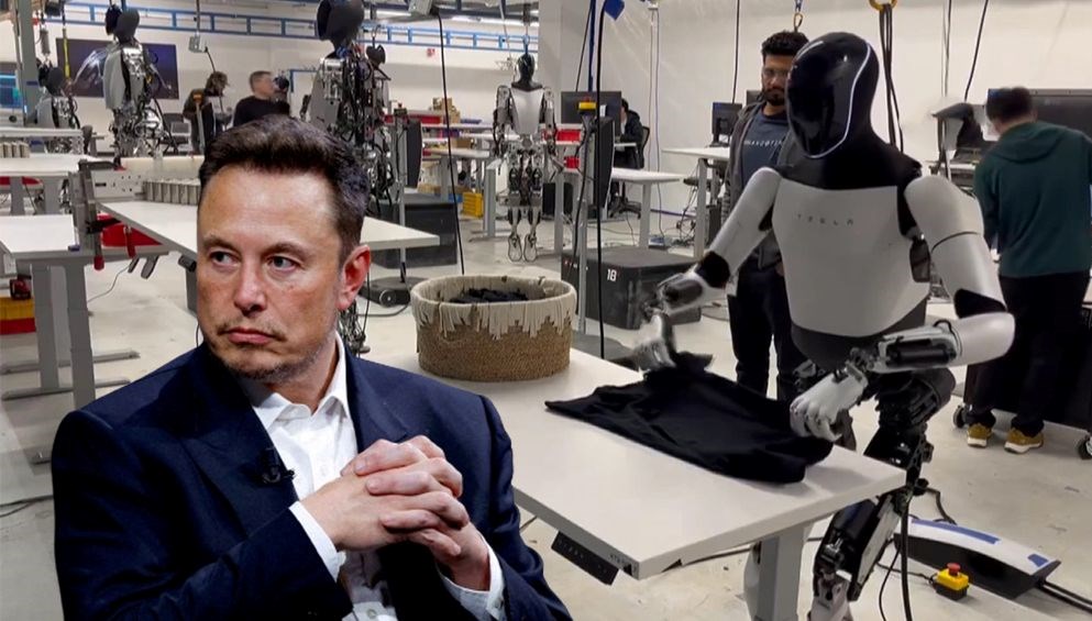 Elon Musk’ın Tesla robotu bu kez de tişört katladı