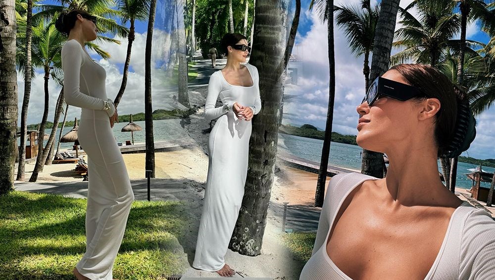 Hande Erçel şimdi de Mauritius tatilinde