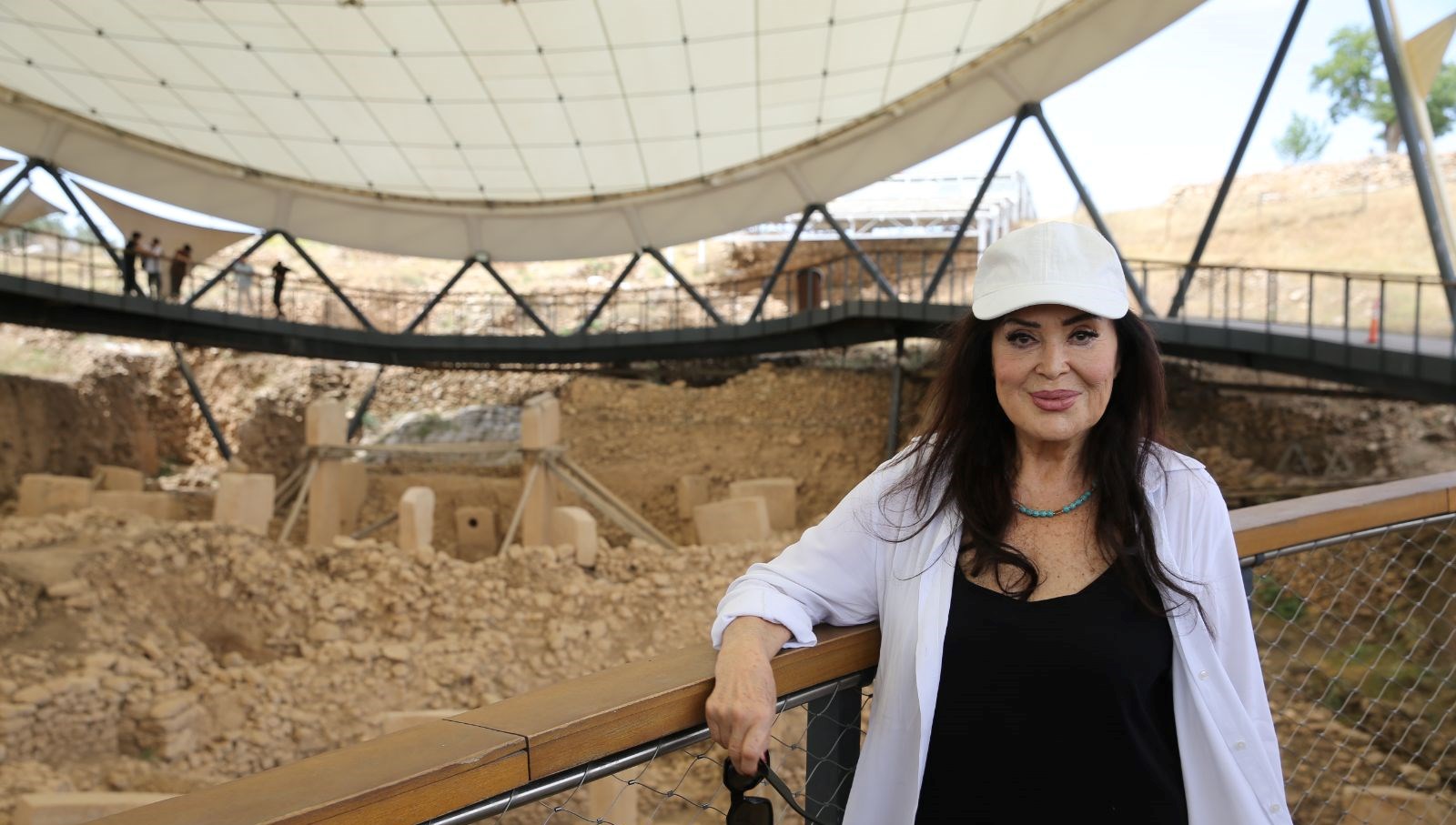 Türkan Şoray Göbeklitepe’yi ziyaret etti