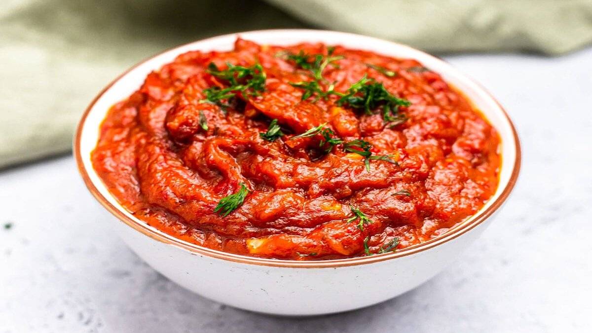 Ev yapımı Ajvar