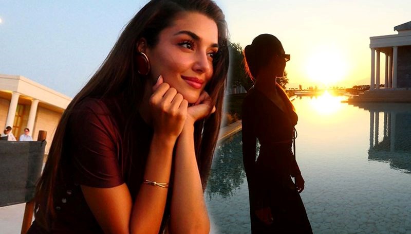 Hande Erçel’in Yunanistan tatilinden kareler